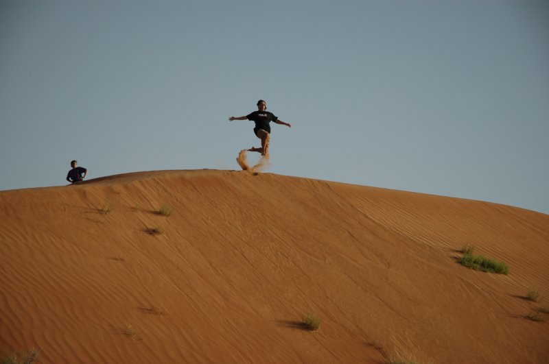 Jumping sand dune, Sharquyia sands, Oman