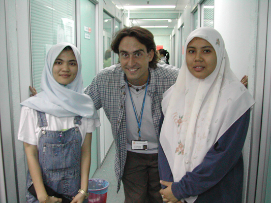 Ian and students